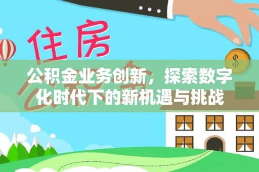 宁蒗公积金业务创新，探索数字化时代下的新机遇与挑战