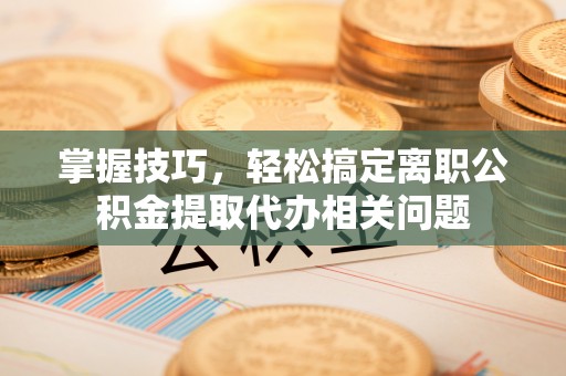 宁蒗掌握技巧，轻松搞定离职公积金提取代办相关问题