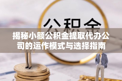 宁蒗揭秘小额公积金提取代办公司的运作模式与选择指南