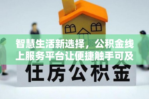 宁蒗智慧生活新选择，公积金线上服务平台让便捷触手可及