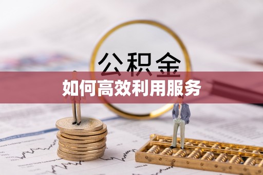 宁蒗如何高效利用服务