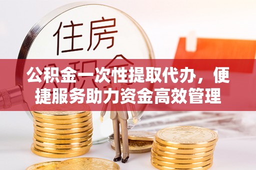 宁蒗公积金一次性提取代办，便捷服务助力资金高效管理