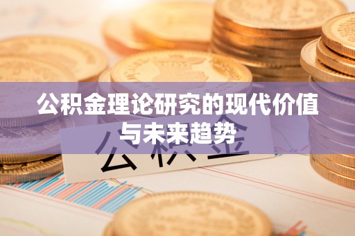 宁蒗公积金理论研究的现代价值与未来趋势