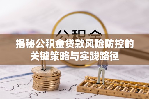 宁蒗揭秘公积金贷款风险防控的关键策略与实践路径