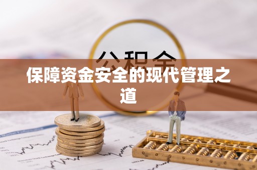 宁蒗保障资金安全的现代管理之道